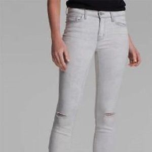 JBrand Rail Commotion SkinnyCrop Destroyed MidRise